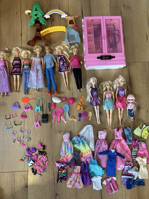 Barbie lalki szafa akcesoria