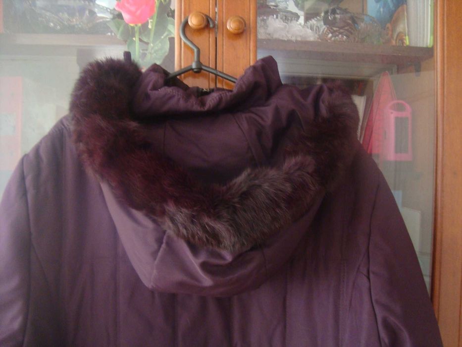 Зимове  пальто великого розміру