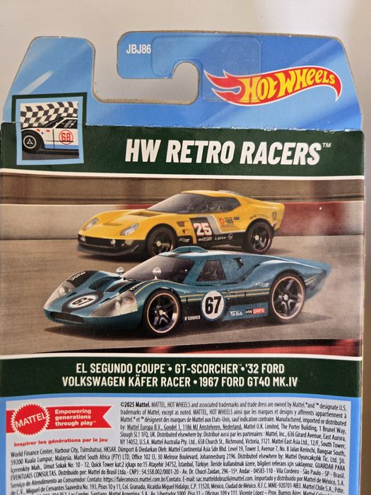 Hotwheels Set Retro Racers,  NIGHTBURNERZ