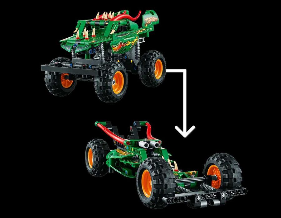 Авто конструктор LEGO Technic Monster Jam Dragon 42149