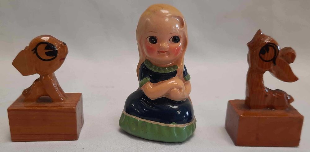 Temperówka Zestaw Temperówek Vintage PRL Stara Zabawka