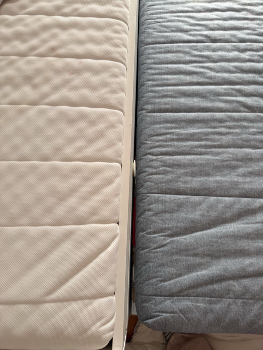 Cama Ikea SLÄKT solteiro com gavetão