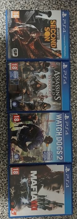 Conjunto de 4 jogos Playstation 4