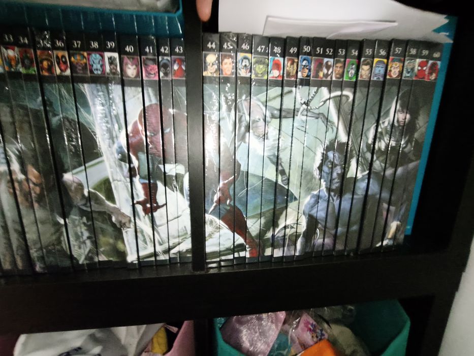 Coleção de livros Marvel capa rígida