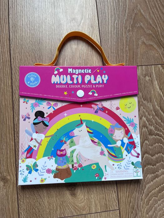 Magnetic multi play puzzle