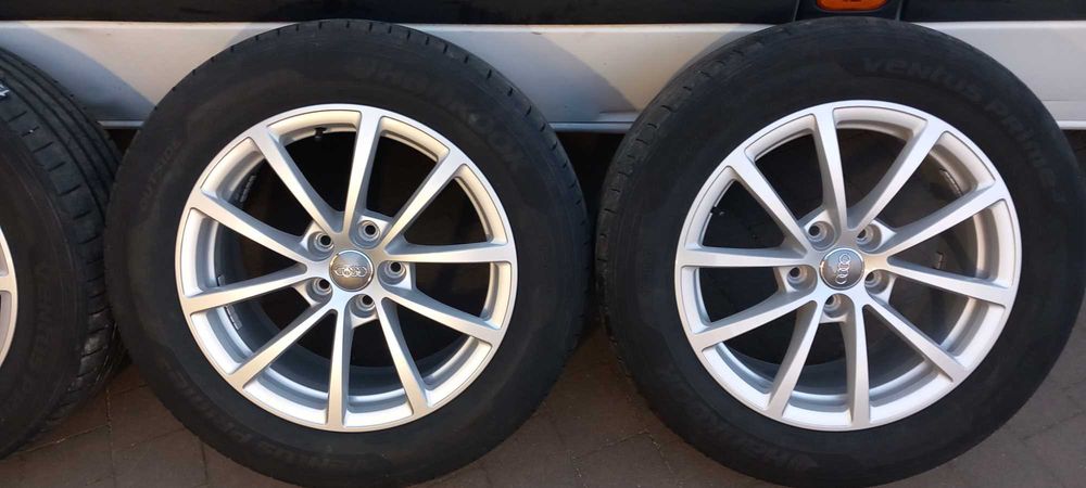 Koła lato oryg. AUDI A6  7.5x17, 5x112, ET36 + Hankook 225/60R17, 2021r