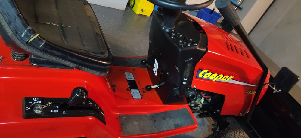 Traktorek kosiarka Cooper +pług śnieżny
