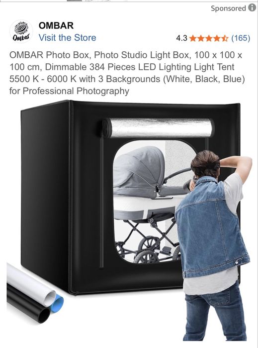 Портативна фотостудія Ombar light box
