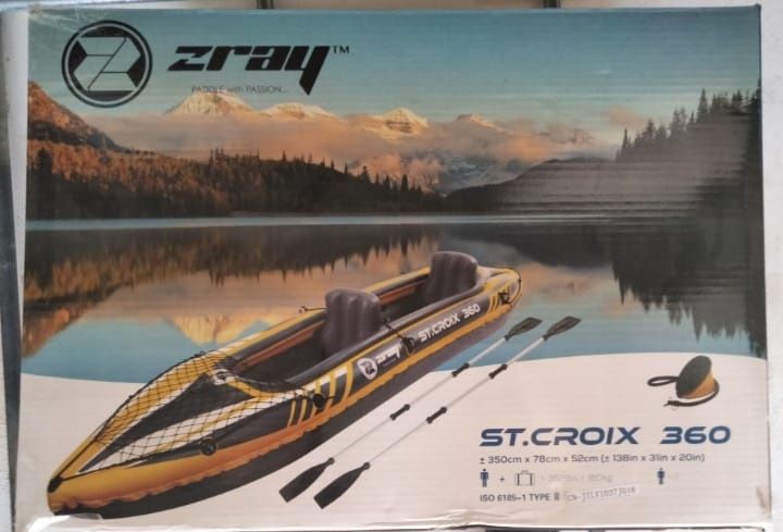 Caiaque insuflável para duas pessoas