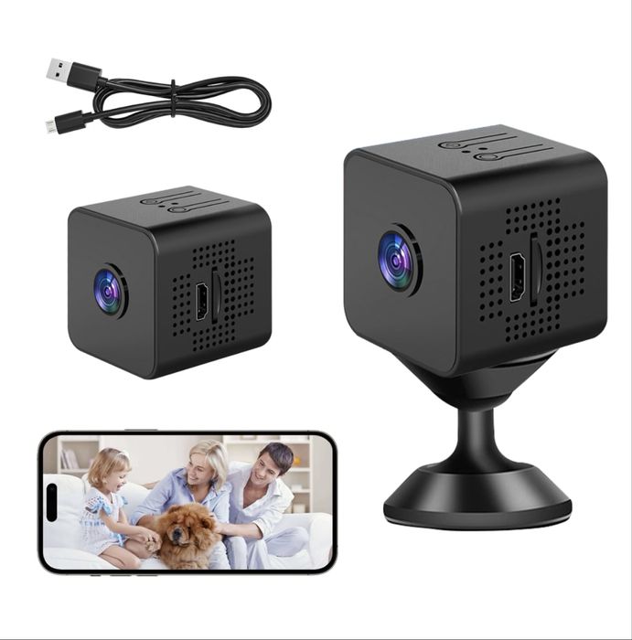 Розумна  Міні Wi-Fi камера  з нічним баченням та датчиком руху