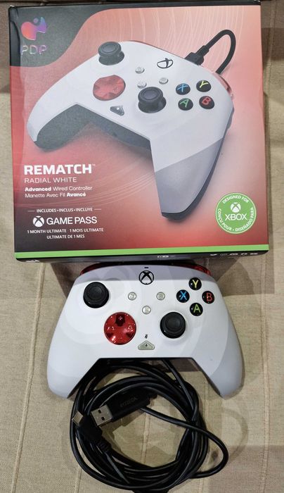 PDP Wired Controller Rematch Radial White64551613573122120