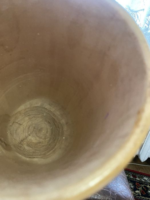 Ваза деревянная петриковская роспись