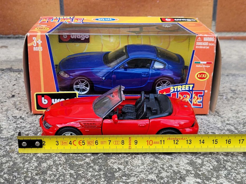 Kolekcja modeli BMW Z4 M Z3 1:32 Bburago mega unikaty