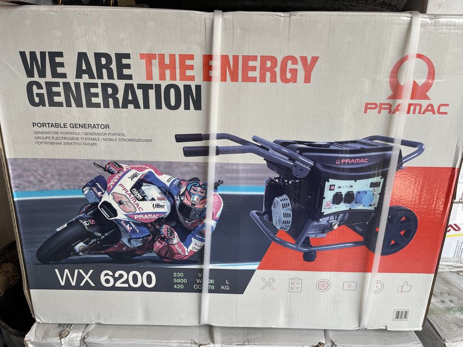 Генератор Pramac wx 6200