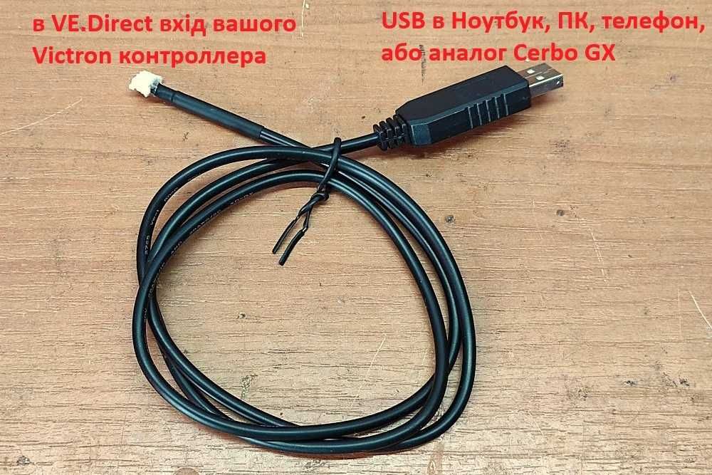 Кабель Victron VE.Direct to USB Для підключення до VictronConnect