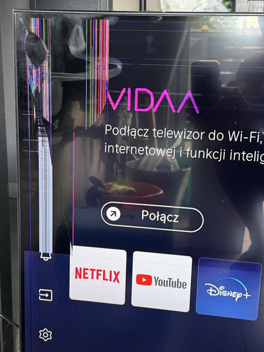 Telewizor HISENSE 55E7NQ Pro 55" uszkodzona matryca
