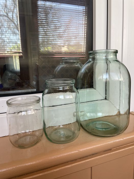 Банки склянні різний літраж