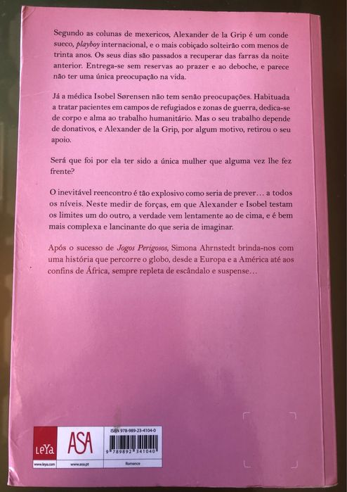 Jogos Perigosos  e Em Queda Livre  Simona Ahrnstedt