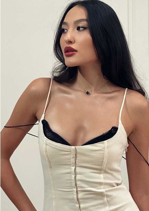 Платье сарафан zara лето сукня кружево мереживо XS