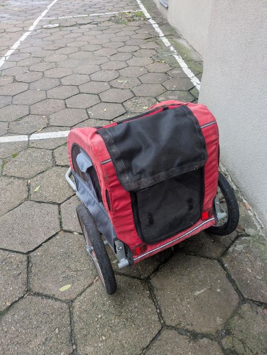 Przyczepka rowerowa dla psa riksza wozek