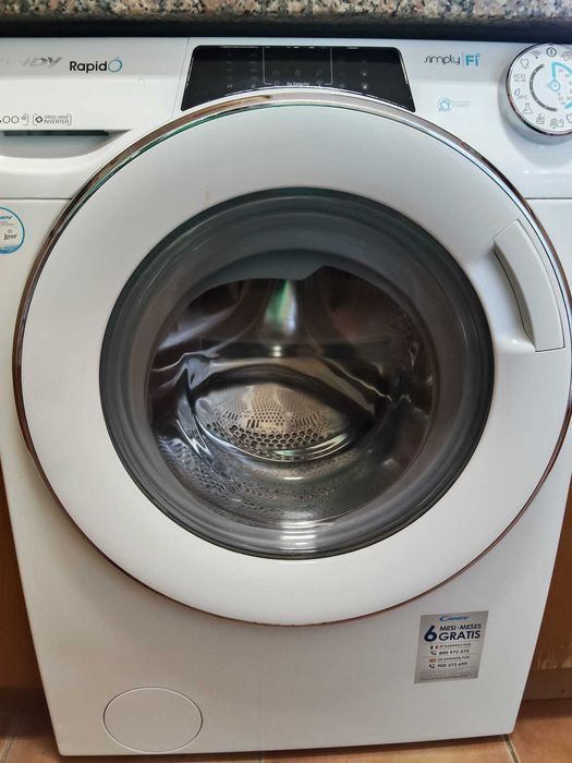 Máquina Lavar Roupa Candy RO, 8 Kg, 1400 rpm