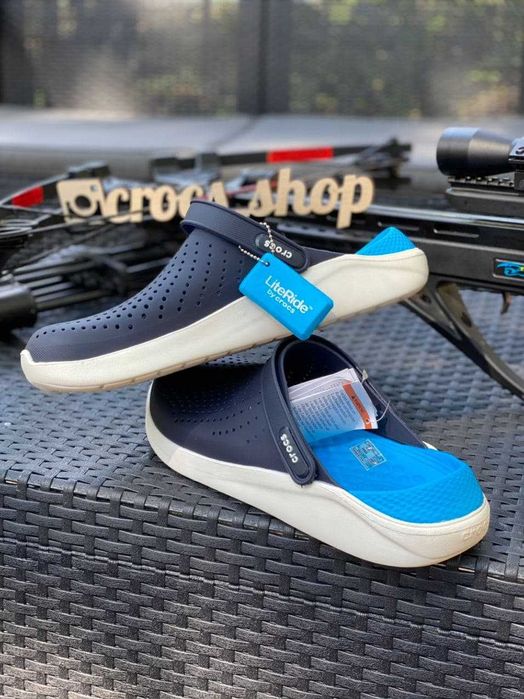 Crocs literide мужские кроксы синие оригинал 36-44