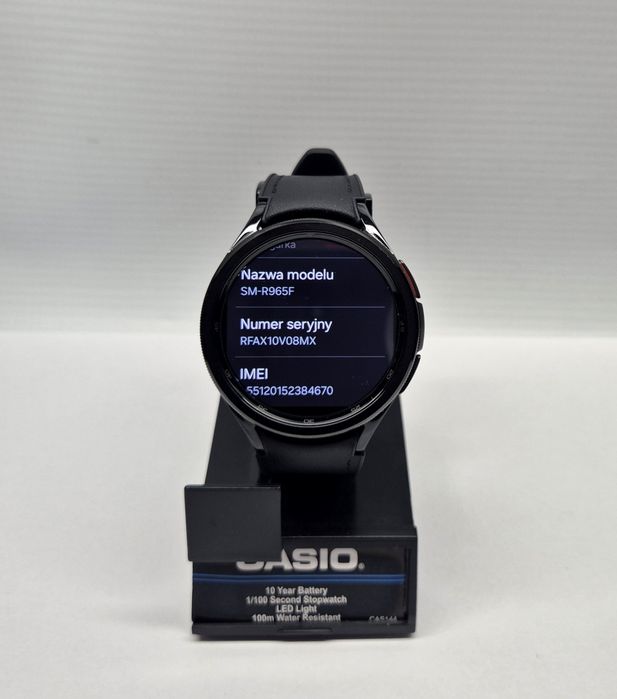 Smartwatch SAMSUNG GALAXY WATCH 6 classic lte, Komis Jasło Czackiego