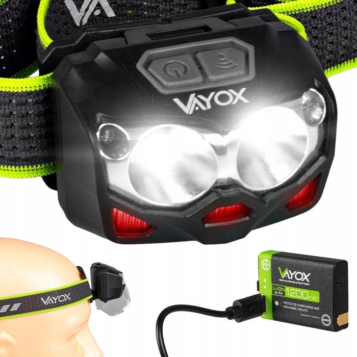 Latarka czołowa Vayox VA0078 500lm Nowa