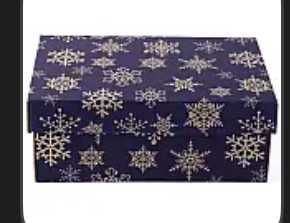 Подарункова новорічна коробка