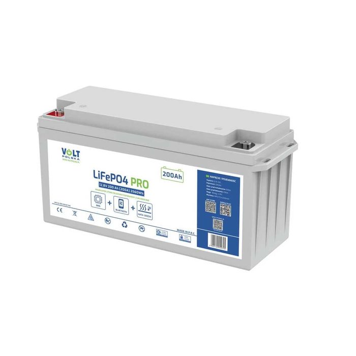 Акумулятор LiFePO4 PRO 12.8V 200Ah (200A) + BMS + BLUETOOTH + НАГРІВАЛЬНИЙ МАТ