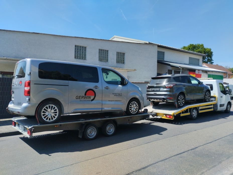 Transport aut maszyn budowlanych motocykli Belgia Holandia Niemcy