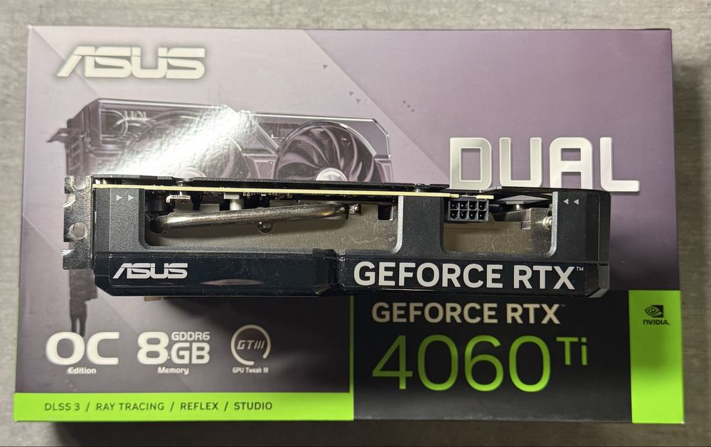 Видеокарта Asus RTX 4060 Ti 8gb Dual OC