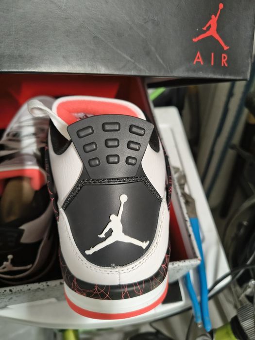 Buty Air Jordan 4 Retro white thunder 45