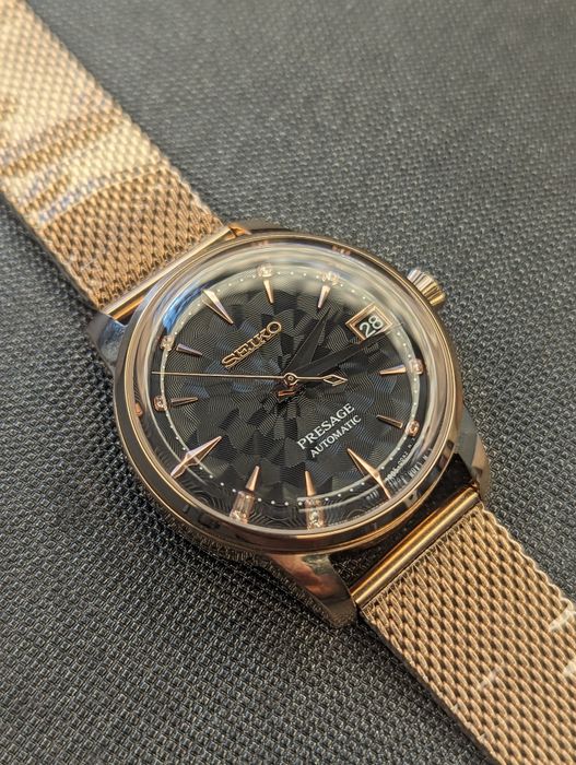 Seiko mod coctail time lady damski różowe złoto 33mm