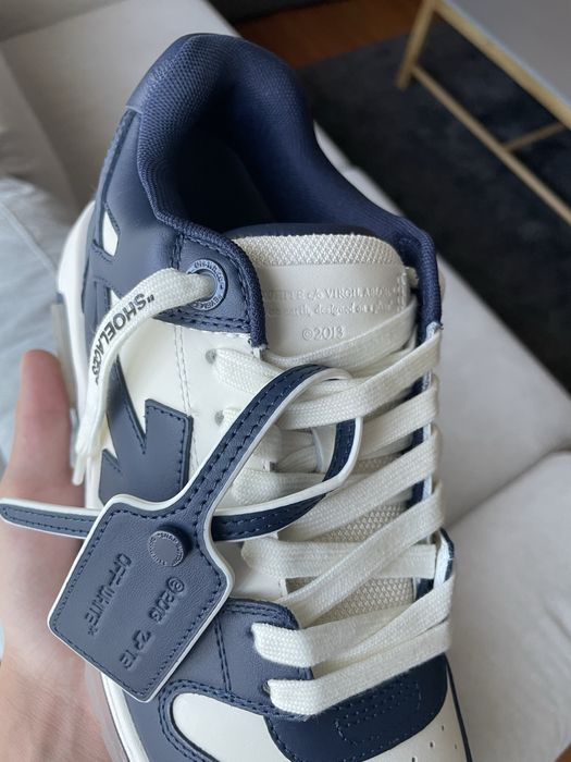 Off-White Out of Office Blue Sneakers