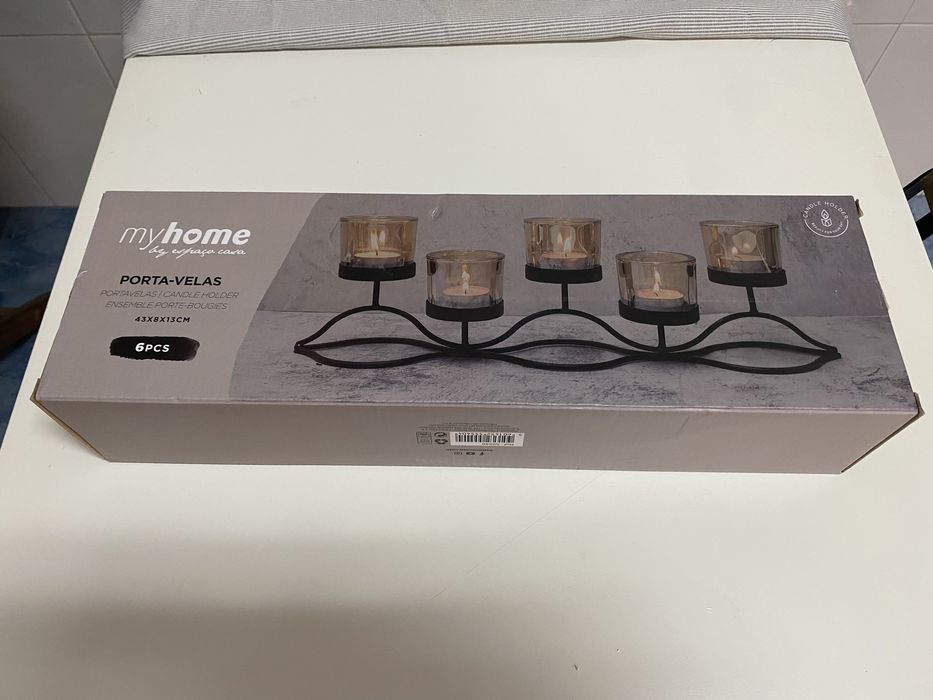 Porta-velas do espaco casa