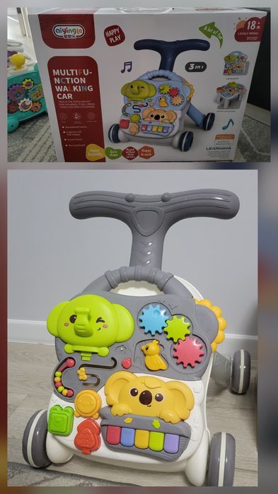 Толкачка столик дитячий