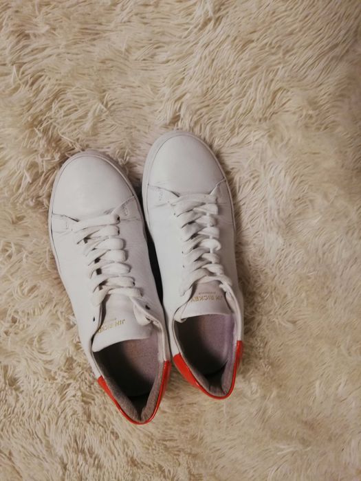 sneakersy skórzane Jim Rickey 40 białe