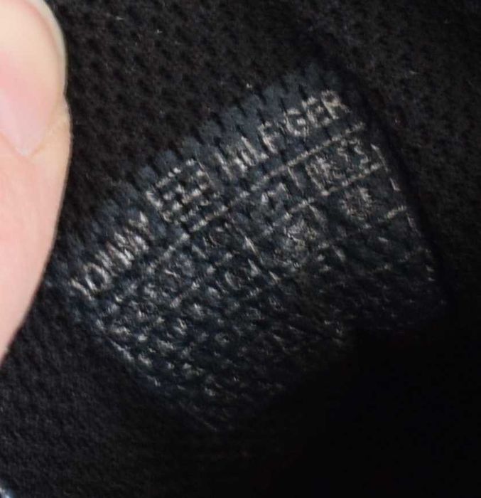 Tommy Hilfiger czarne buty sneakersy silver 39