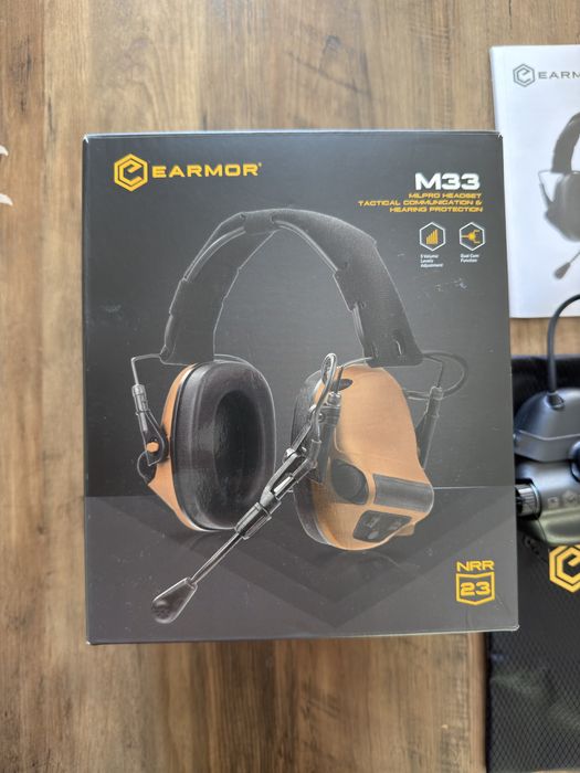 Earmor m33 milpro + Headset mount | airsoft militar