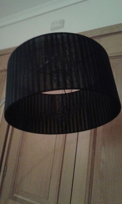 Candeeiro de leitura com base em mármore preta - extensível