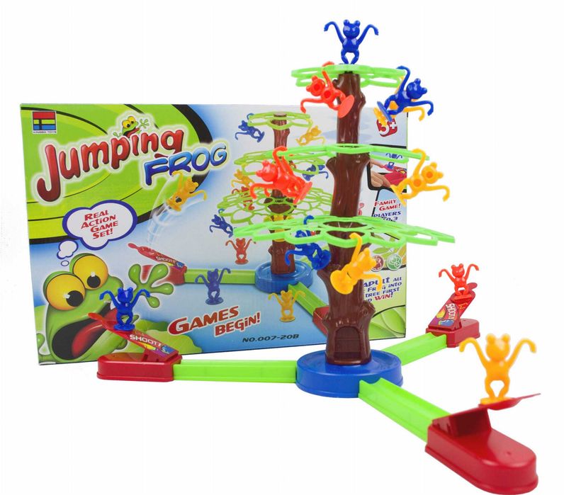 LT437 NOWA GRA SKACZĄCE ŻABKI zręcznościowa rodzinna 3+ spadające