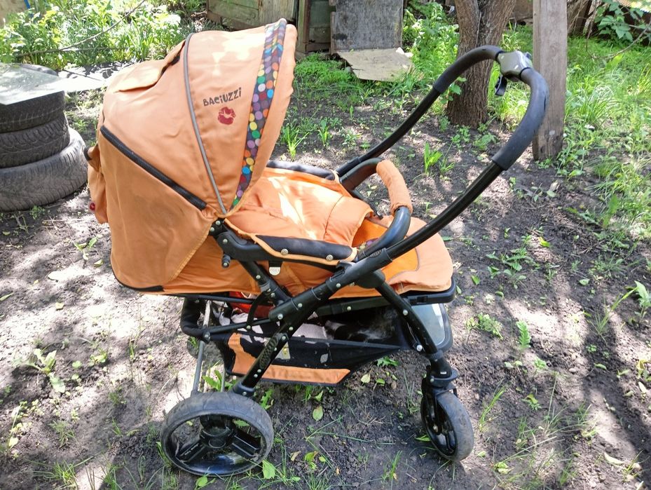 Продам две коляски baciuzzi и peg-perego и детский велосипед