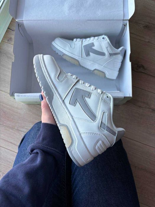 [БЕЗ ПЕРЕДПЛАТ]Кросівки Off-White Out of office Grey сірі офвайт офіс