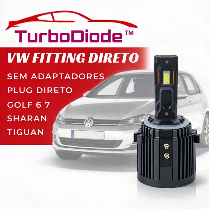 Led H7 especifico para Golf 6, Golf 7 Scirocco Touran Tiguan Sharan