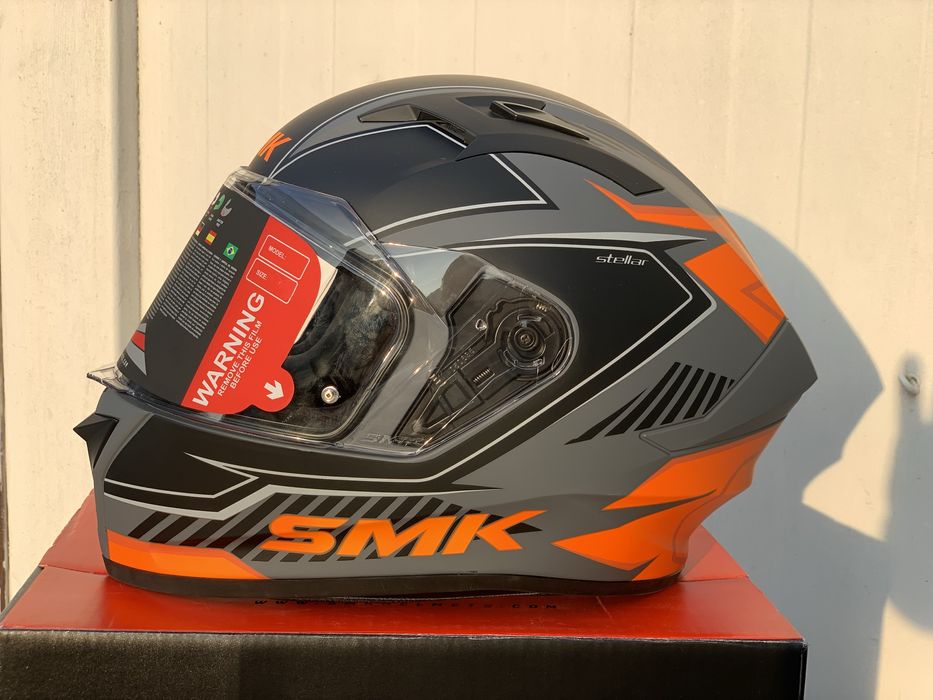 Kask motocyklowy SMK Adox rozmiar XL, Certyfikat EU, Promocja,wysylka!