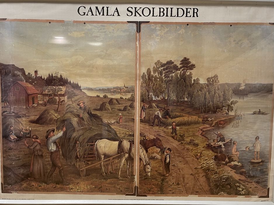 Żniwa , reprodukcja obrazu z 1850 r.