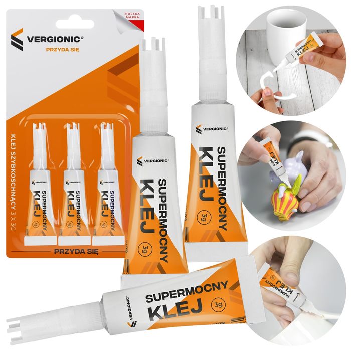 klej supermocny sekundowy 12SZTUK