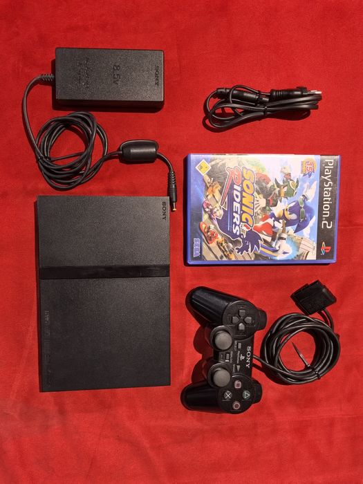 Konsola Ps2 slim pad gra kable Playstation