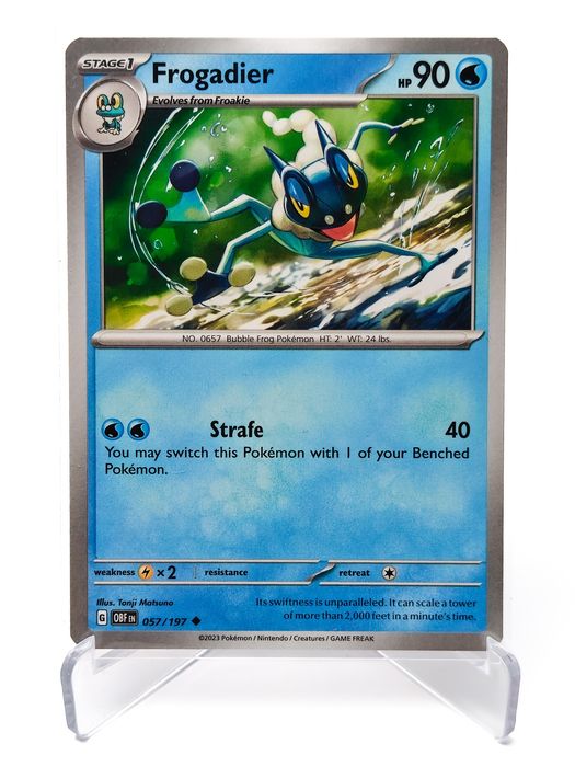 Frogadier 057/197 karta pokemon Obsidian Flames